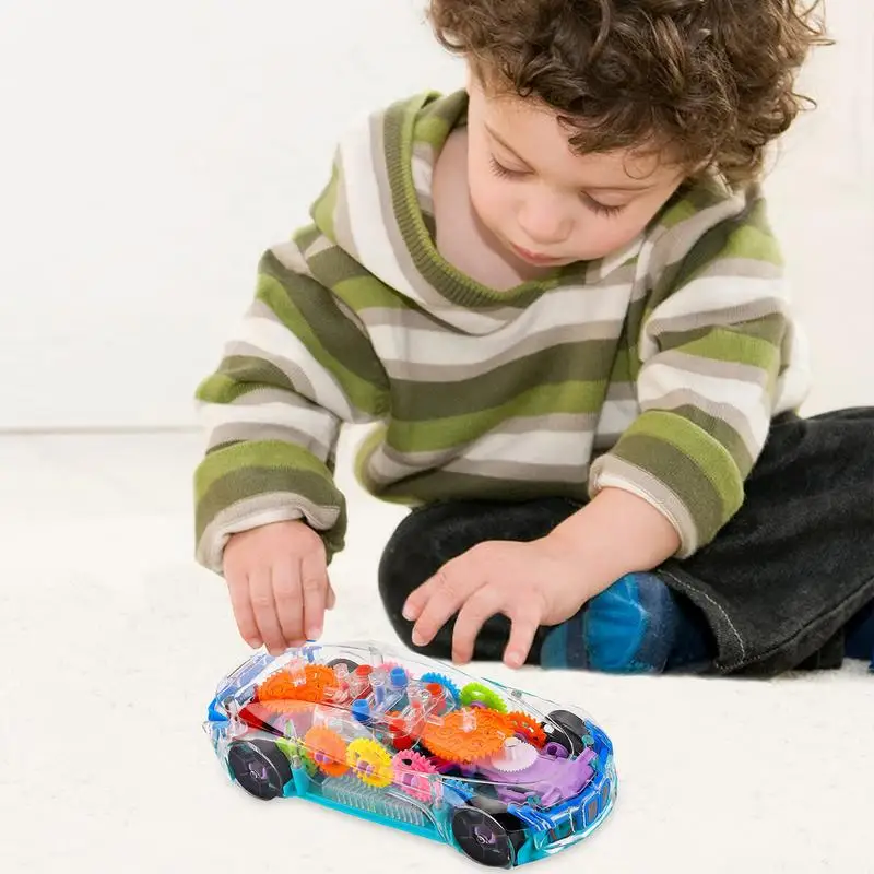 

Прозрачный игрушечный автомобиль, гоночный автомобиль, игрушка с подсветкой, музыка, гоночный автомобиль, игрушка, многоцветная концепция, музыкальный автомобиль, игрушка