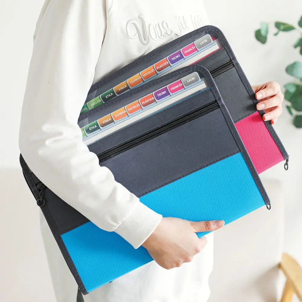 

Capacity Storage Wallet School Paper Folder Business Document Organ Bag Document Organiser A4 File Folder Bag Expanding Wallet