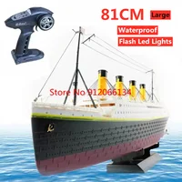 81CM Large Simulation RC Ship Toy 1:325 Sea Grand Cruise Ship Flash Led Lights Waterproof Boat Professional Ship Water Toy Gifts 1