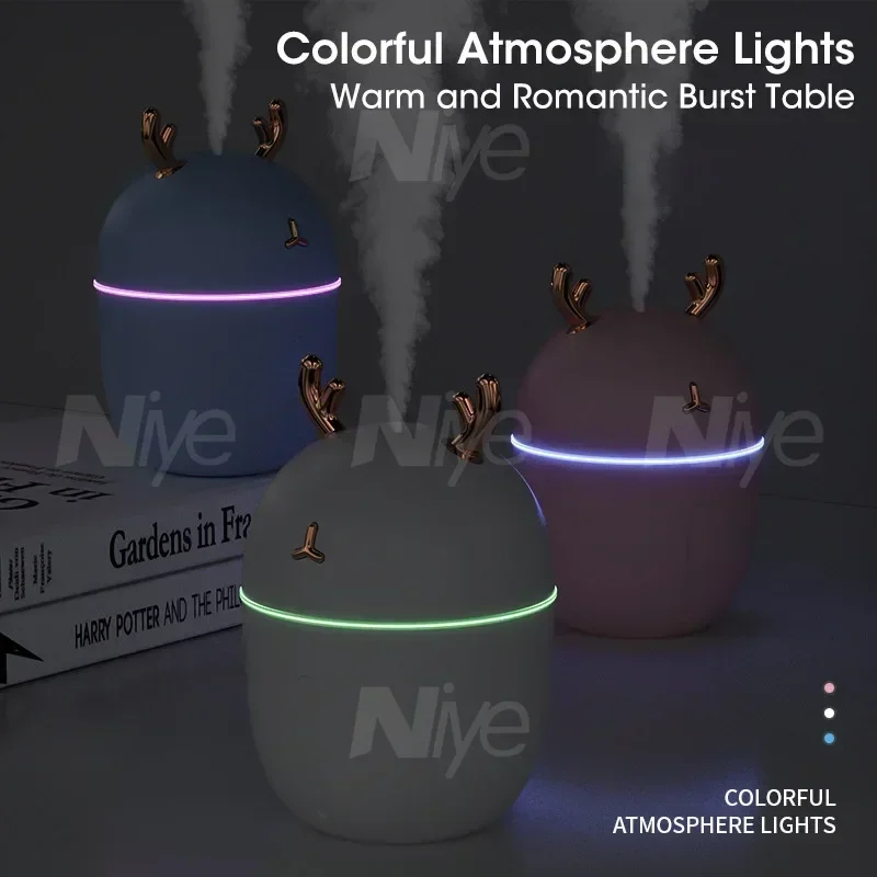 Air Humidifier USB Mini Cute Pet Office Mute Desktop Humidifier Aromatherapy Humidifiers Essential Home Car Air Purifier