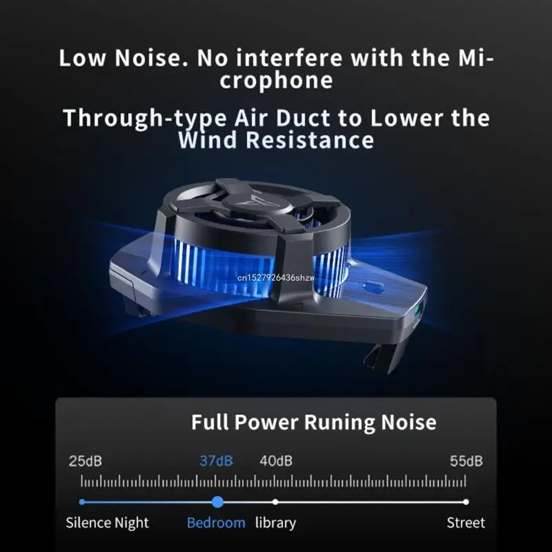 

Flydigi B6 Lite Охладитель мобильного телефона Вентилятор высокой мощности Радиатор Охлаждающий вентилятор Полупроводниковый