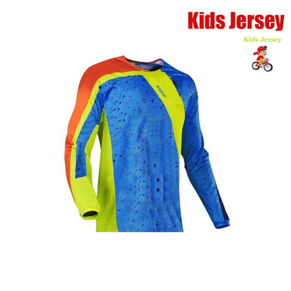 Kids Off Road Racing MTB Bike Jersey Downhill Motocross DH MX Children's Cycling Shirt cycling jersey cycling shirt motocross jersey