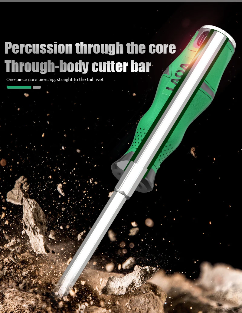 LAOA 1pcs Phillip Screwdriver With Magnetism Slotted Screwdrivers 58HRC Alloy Steel with Tap Function 4