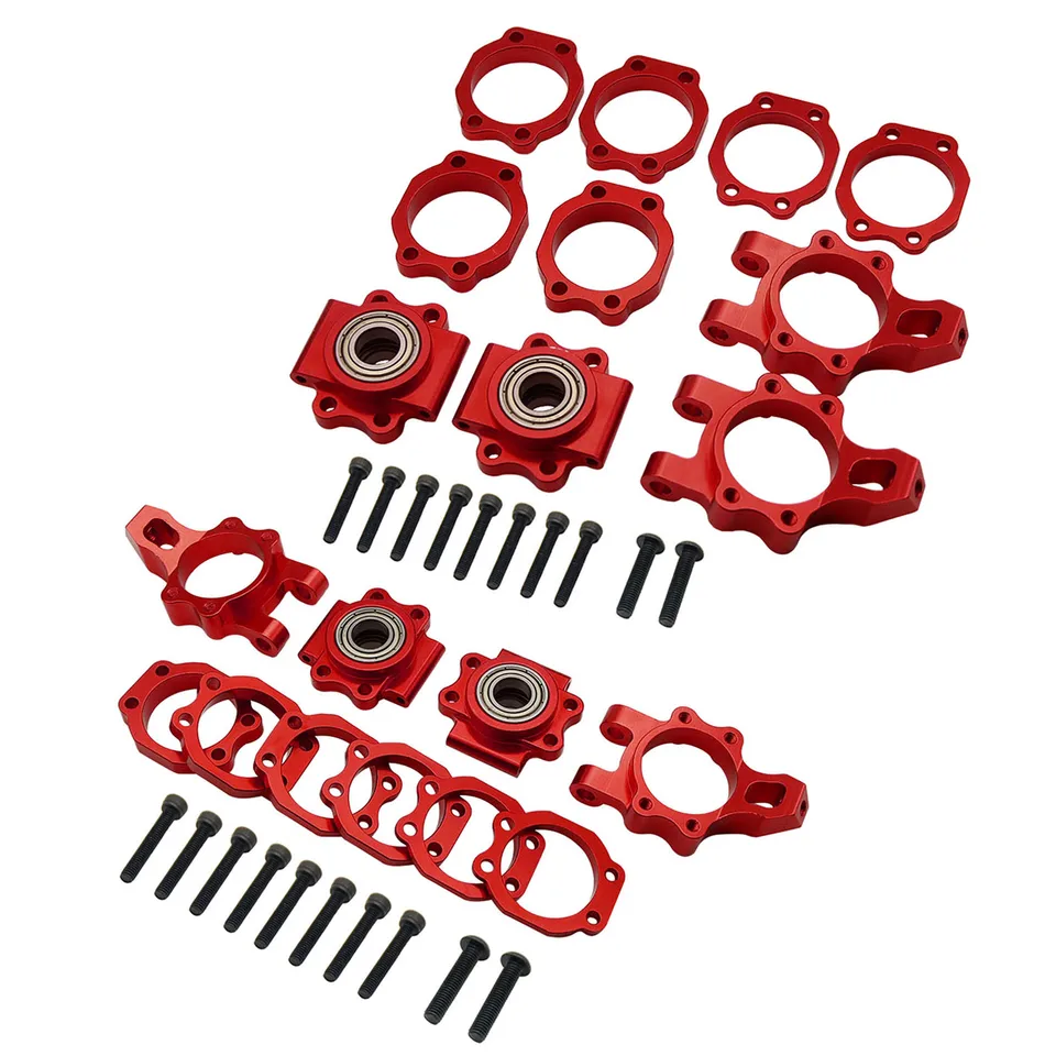 CNC Alloy Front Rear Wheel Hub Carrier Mount For HPI KM Rovan Baja 5B 5T 5SC 1/5