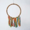 Pet Bird Parrot Toy Cotton Rope Circle Toys Chewing Bite Parrot Perch Hanging Cage Swing Rope Ring Stand Climb Toy Bird Supplies 5