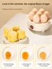 Household Multifunctional Anti Dry Burning Mini Egg Steamer Automatic Power-off Egg Cooker 【220V CN Plug】 3