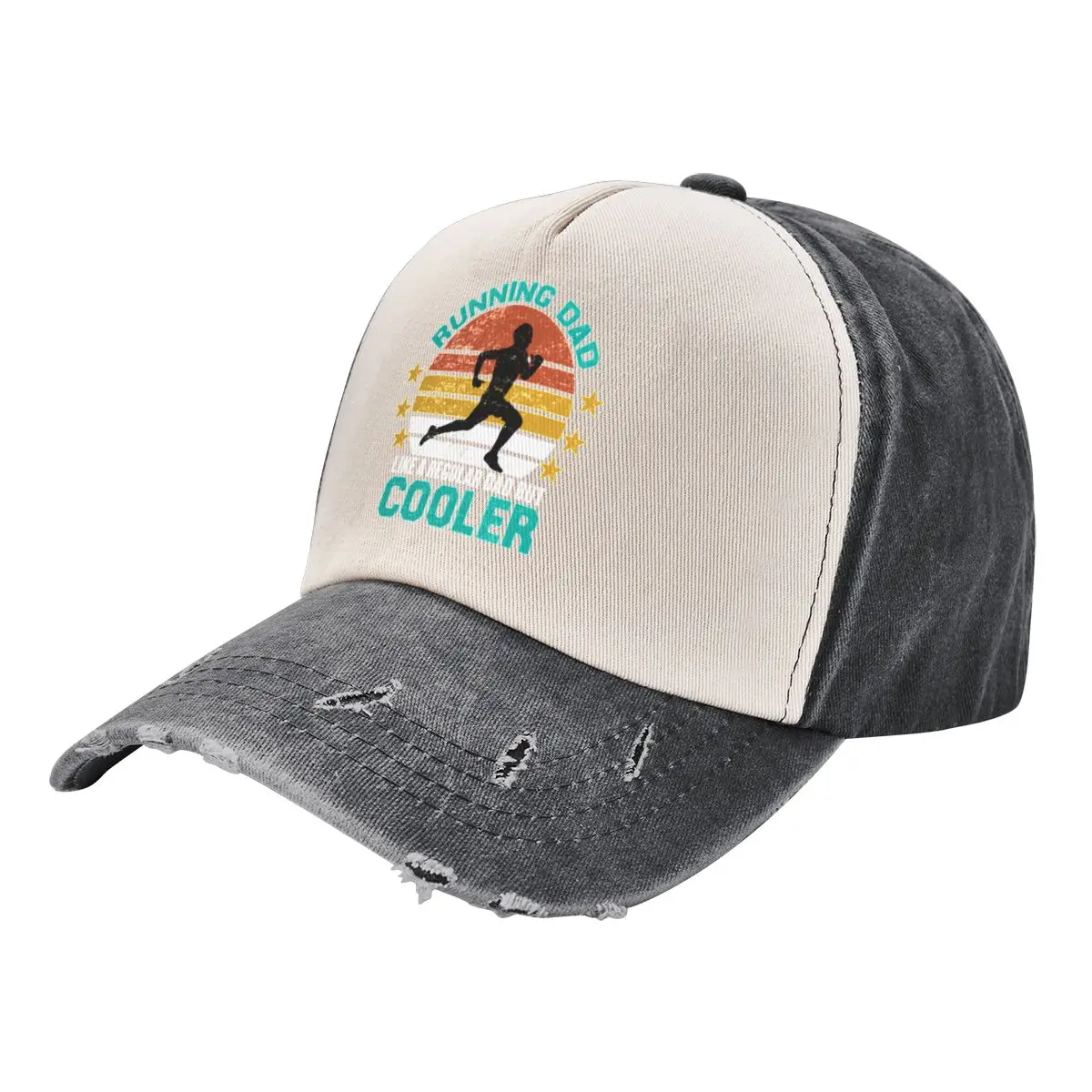 

Running Dad like a regular dad but cooler Baseball Cap Luxury Man Hat Fashion Beach party Hat Bobble Hat Ladies Men's