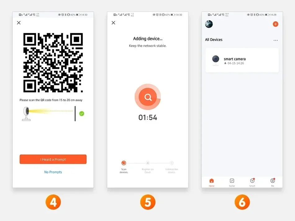 app connection step 3