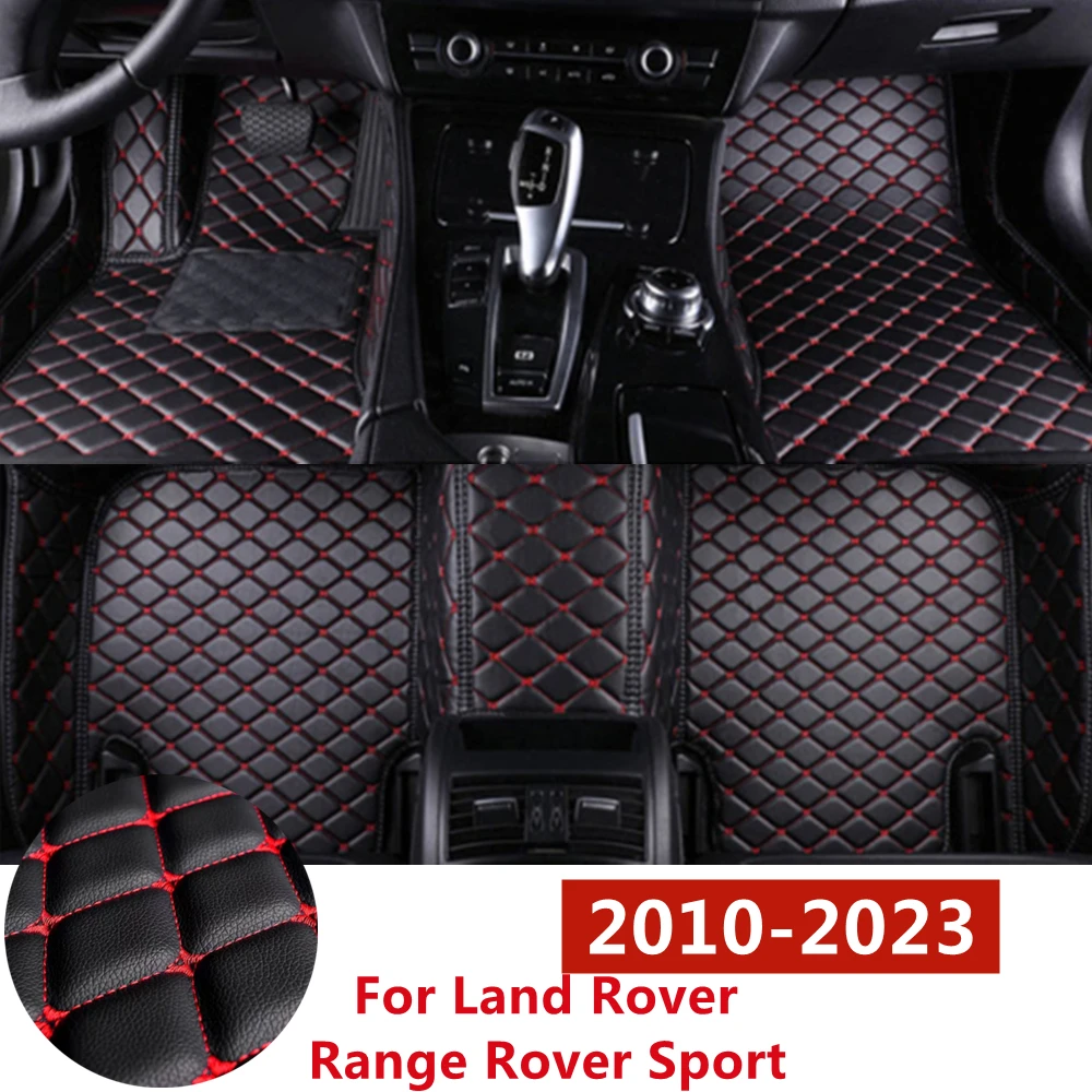 

SJ Full Set Custom Fit For Land Rover Range Rover Sport 5S Car Floor Mats Front & Rear FloorLiner Styling Auto Parts Carpet Pad
