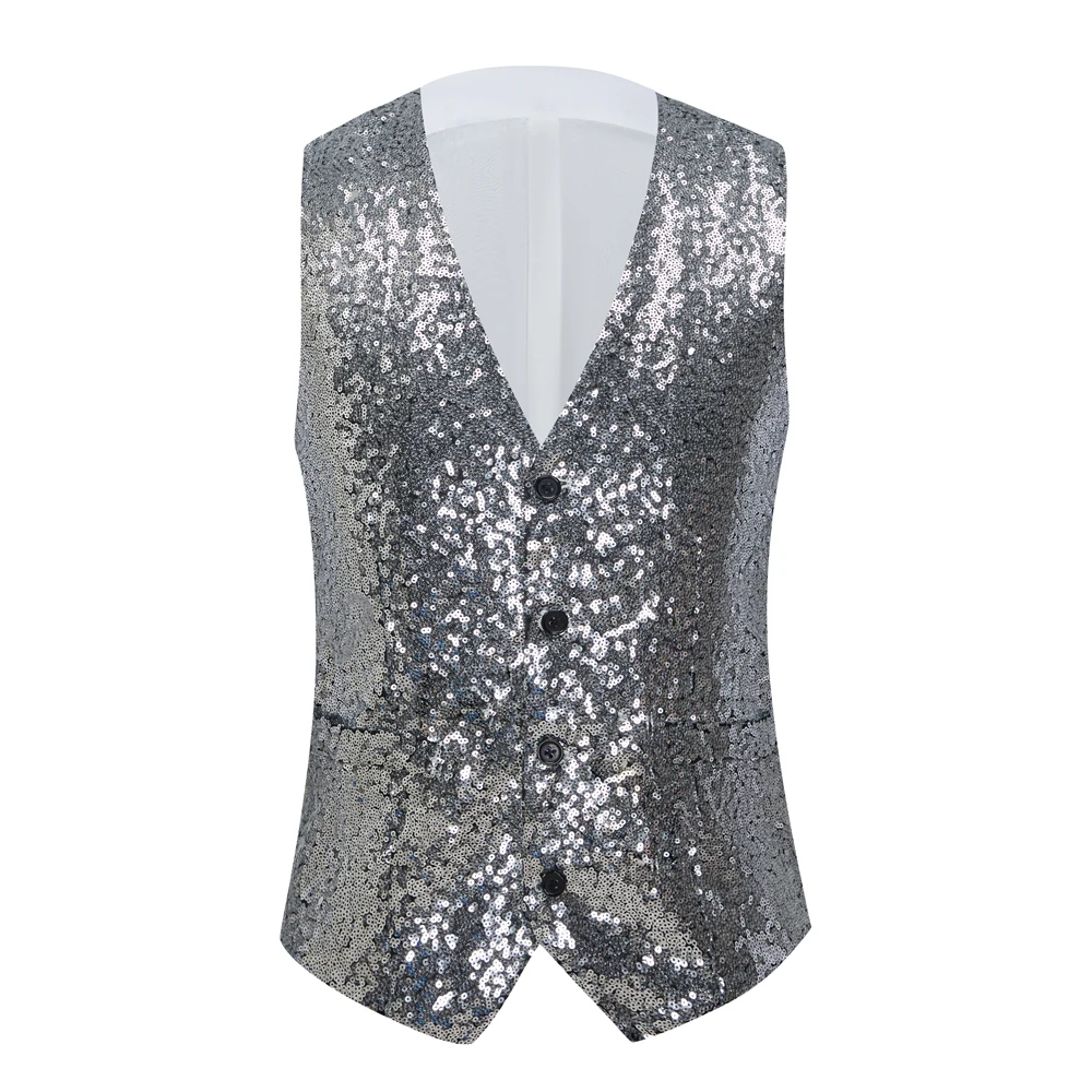 Mens Steampunk Vest Single Breasted V Neck Wedding Waistcoat Men Tuxedo Aristocrat Vests Gilet Men's Sequin Waistcoat dress vests