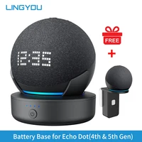 Battery Base for Echo Dot 5th & 4th Gen 10000mAh Alexa Speaker Portable Power Bank for Echo Dot 5 Battery Charger Stand