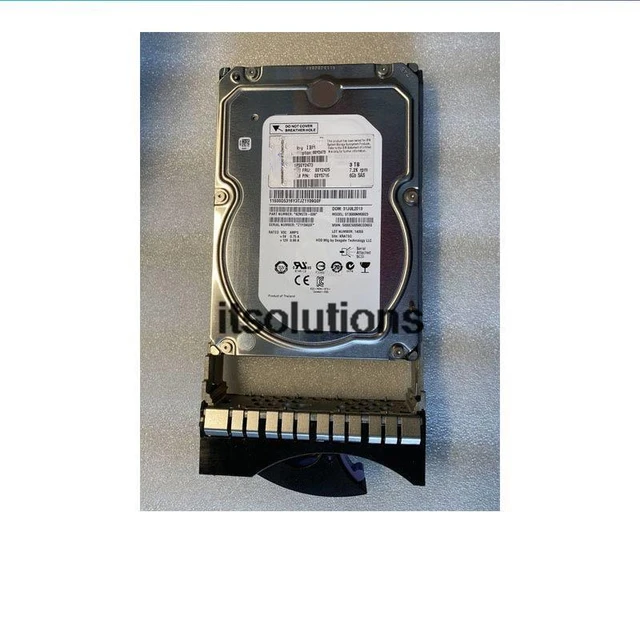 Для V3500 V3700 3T 7,2K SAS 00Y2425 00Y2473 00Y5716 Комплект 1