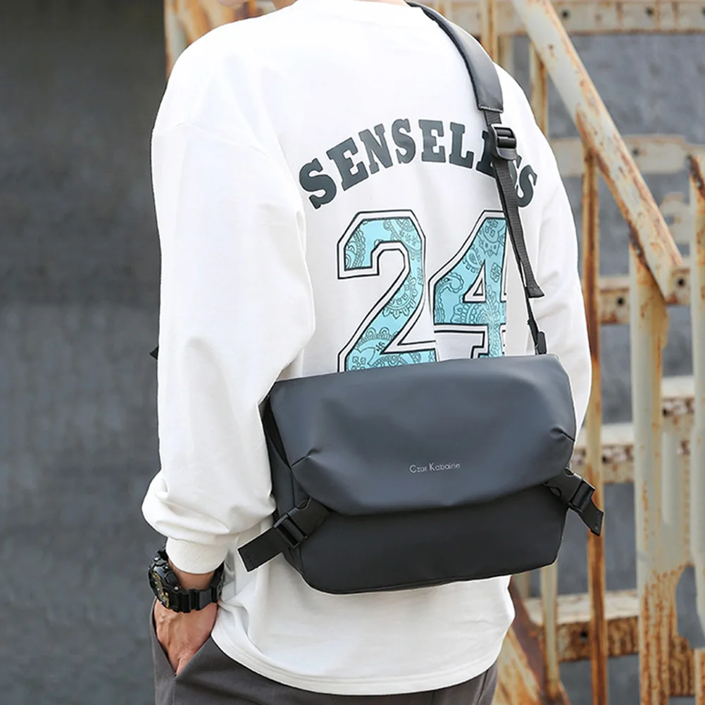 Borsa a tracolla da uomo Borsa a tracolla con cuscino Oxford di grande capacità Impermeabile Traspirante Durevole Resistente ai graffi per_voghion.com