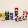 Portable 304 Stainless Steel Insulated Cup Double Wall 200ml Water Bottle Printed Leak Proof Vacuum Handy Cup Outdoor Travel