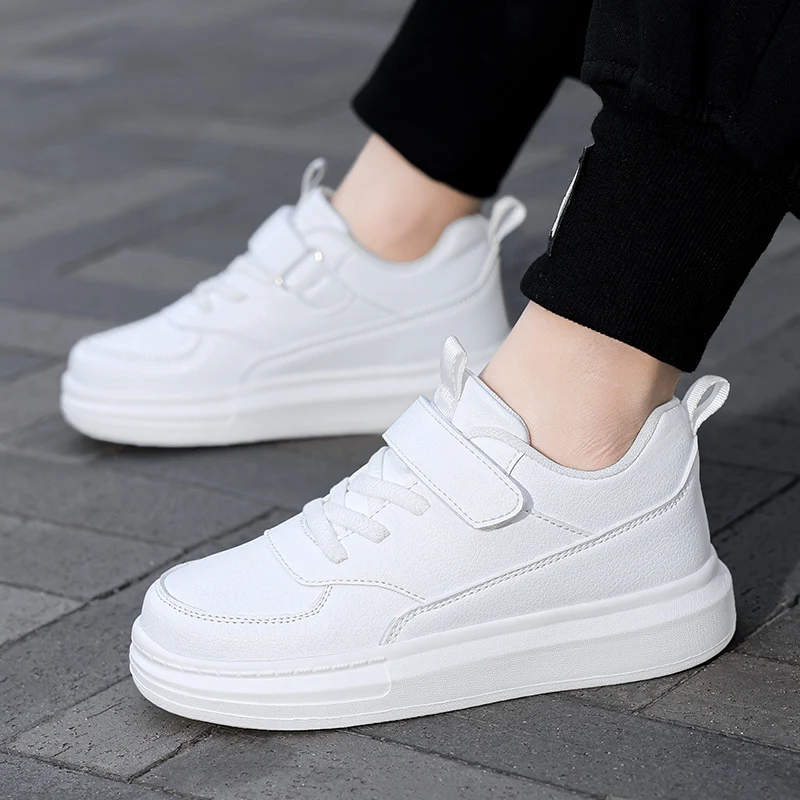 Children's sneakers kids fashion design white non-slip casual shoes for boys girls hook breathable sneakers toddler outdoor shoe sports shoes baby shoes kids sneakers kids shoes kids sports shoes