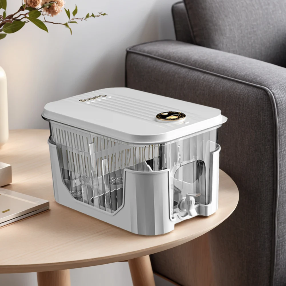 5L Cold Kettle with Faucet Refrigerator Juice Pitcher Home Plastic Beverage Dispenser for Iced Tea Lemonade Fridge Bar Party