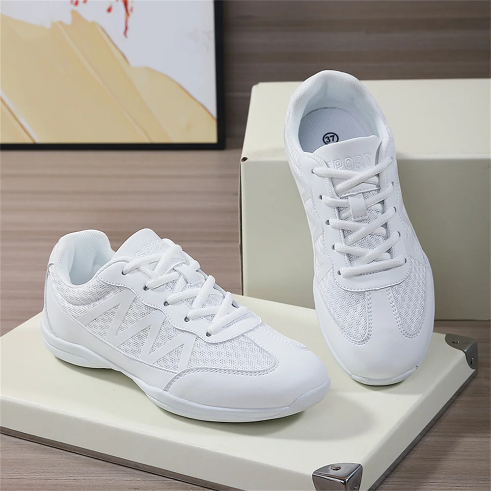 UKAP Filles Blanc Cheerleading Chaussures Femmes Respirant éCole Pe CompéTition