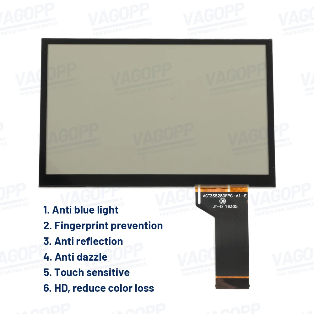 6.5 inch Touch Screen Car Display Monitor for VW MIB 682C/D/E/F/G Radio MIB 200B/H/M/D Navigation Player LCD STD2 PQ NAV Setting car display monitor lcd display car display assembly
