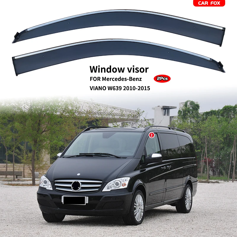 For Mercedes Benz V-class Viano Vito W447 W639 2003 Present Plastic Window  Visor Vent Shades Sun Rain Deflector Guard - Awnings & Shelters - AliExpress