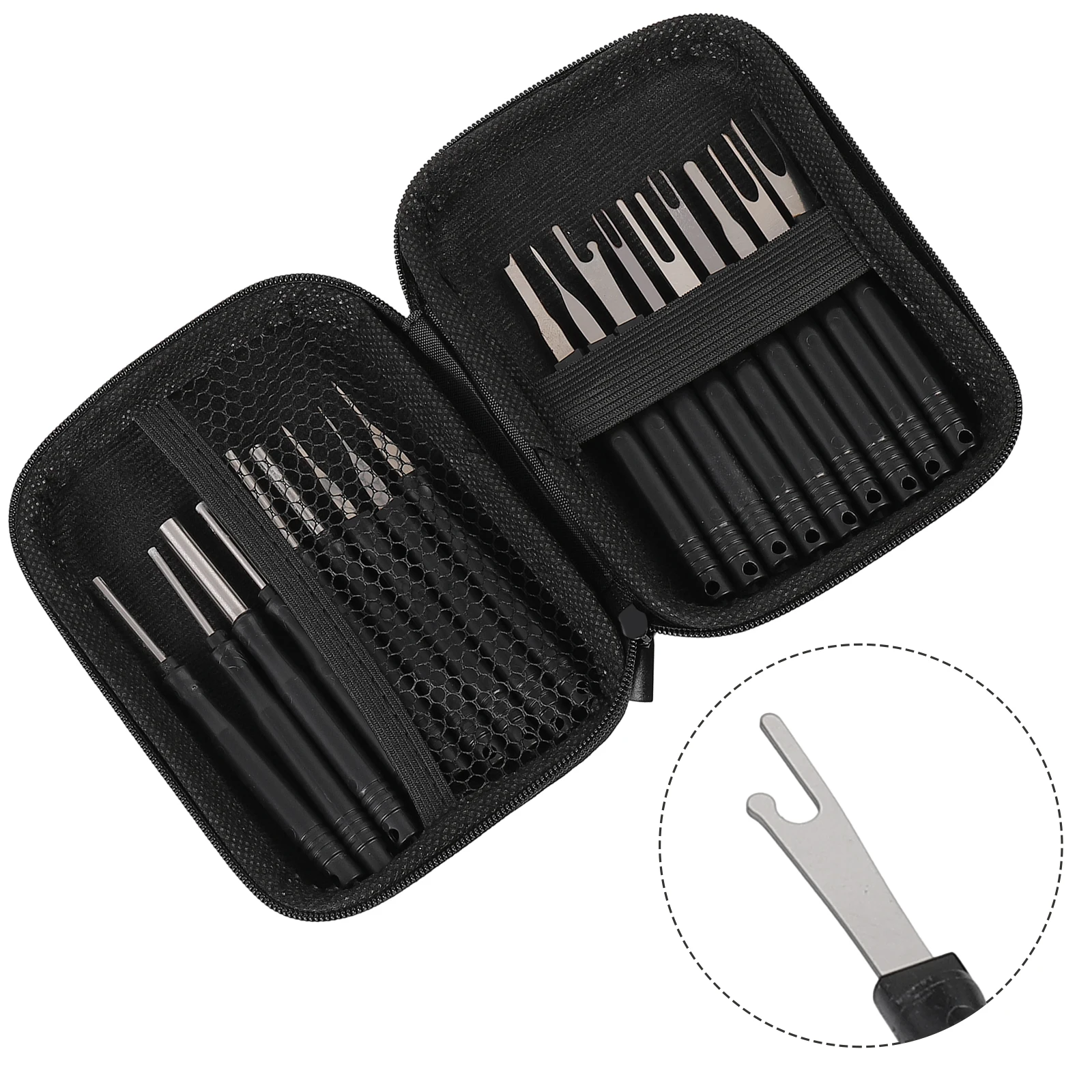 Auto Cable Plug Removal Tools With Box 1 Set Auto Accessory Pin Extractor Repair Removal Tools For Cars Wiring Harness Brand New