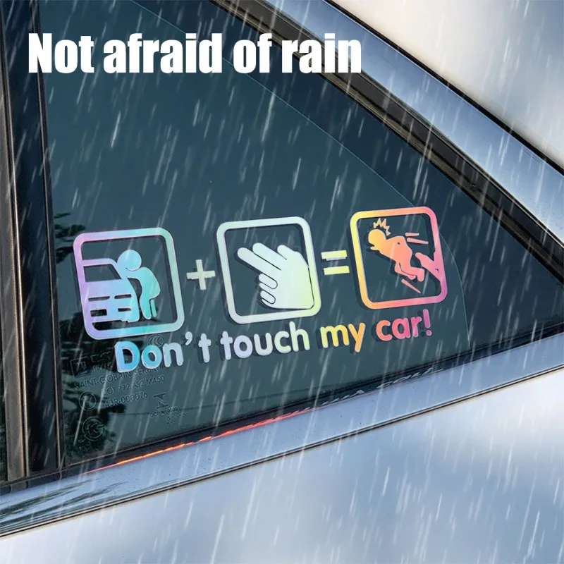 Рисунок 4 - Наклейки на автомобиль «Don't Touch My Car»