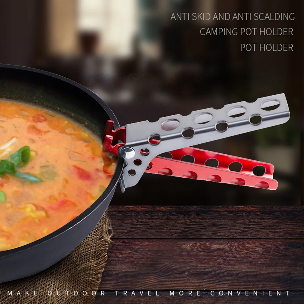 Pot Bowl Gripper Clip Pan Gripper Aluminum Alloy Anti Scald Pot Bowl