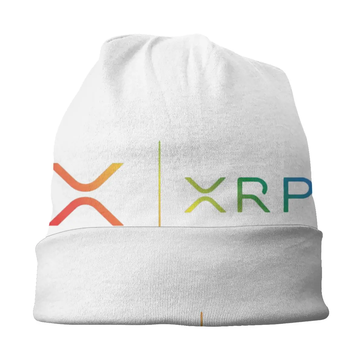 사용자 정의 리플 XRP 레인보우 리플 로고 보닛 Femme 스트리트 니트 모자 여성용 남성용 따뜻한 겨울 Bitcoin Crypto  Beanies Caps-Freehip.co.kr