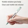 KACO 3pcs Ballpoint Pen Set, 0.5mm Black Non-Replaceable Refill Gel Pens Quick Drying Smooth Large-Capacity Office Study Gadgets 5