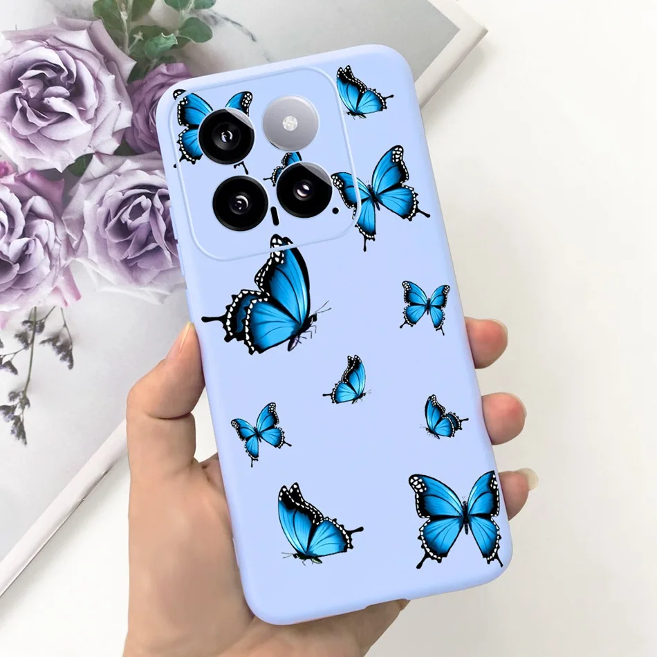 Sunflower Pattern Candy Color Soft Silicone Back Cover