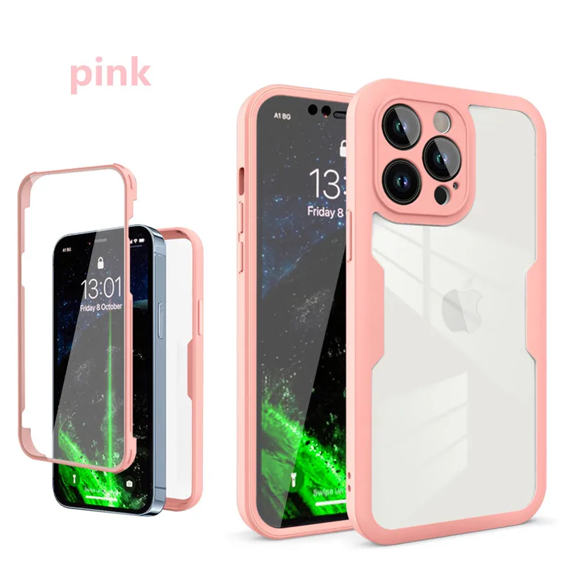 Premium 360° Full Protection Double-Sided Soft Phone Case