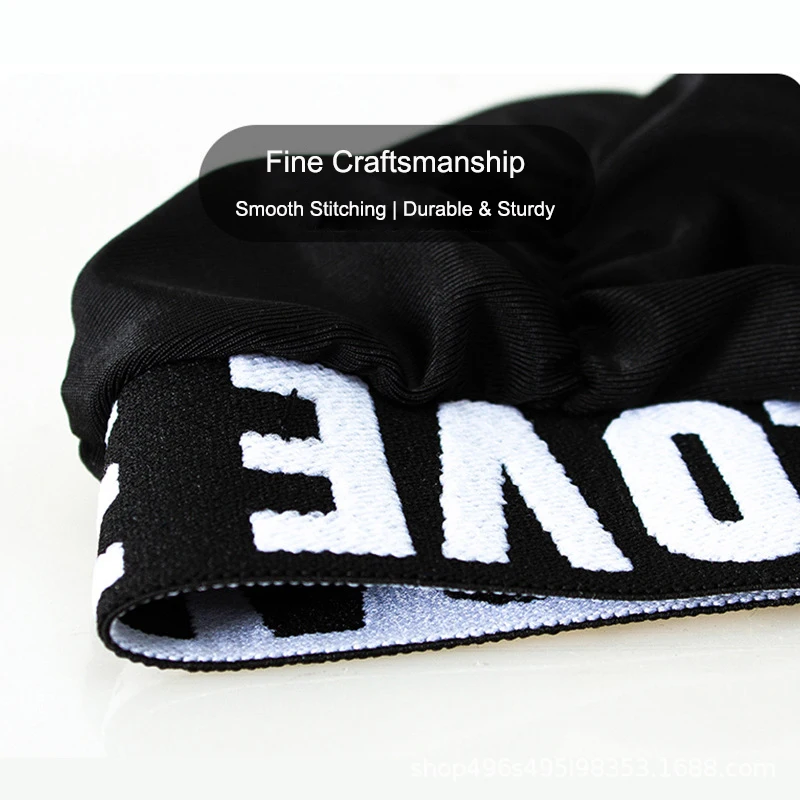 Women Pleated Swimming Caps Letters Love Printed Bathing Hat Adults Swim Pool Hot Spring Spa Comfortable Protect Long Hair Ears 4