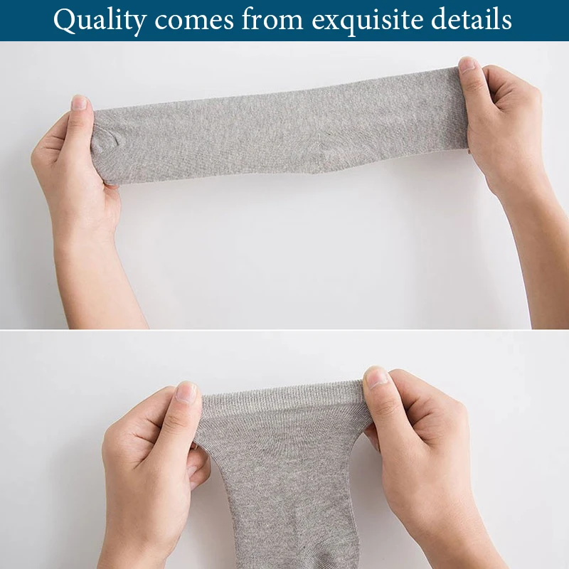 10Pairs/Lot Business Men’s Cotton Socks New Style Black Casual Socks Soft Breathable Summer Winter Long Socks Plus Size (7-14) Best Sellers In Accessories