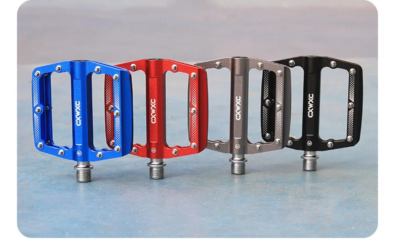 CXWXC 3-Lager-Fahrradpedal, CNC-Aluminiumlegierung, rutschfest, für MTB, Rennrad, Pedal, verbreitert Pedale, professionelles Fahrradzubehör – Detail 14