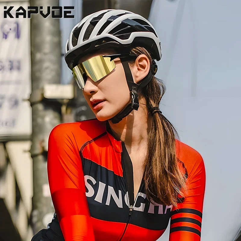 Kapvoe 남성용 산악 컬러 자전거 선글라스, 여성용 스포츠 자전거 고글, MTB 로드 사이클링 안경, UV400, 신제품