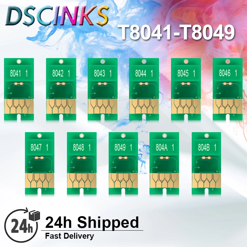 JGHFReW CHIP PRANTER Compatibile T8041 T8042 T8043 T8044 T8045 - Foto 4