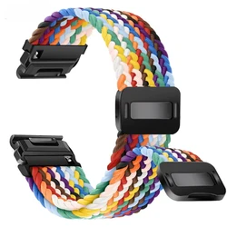 Magnetic Nylon Quick Release Strap - QuickFit 26mm (Rainbow)