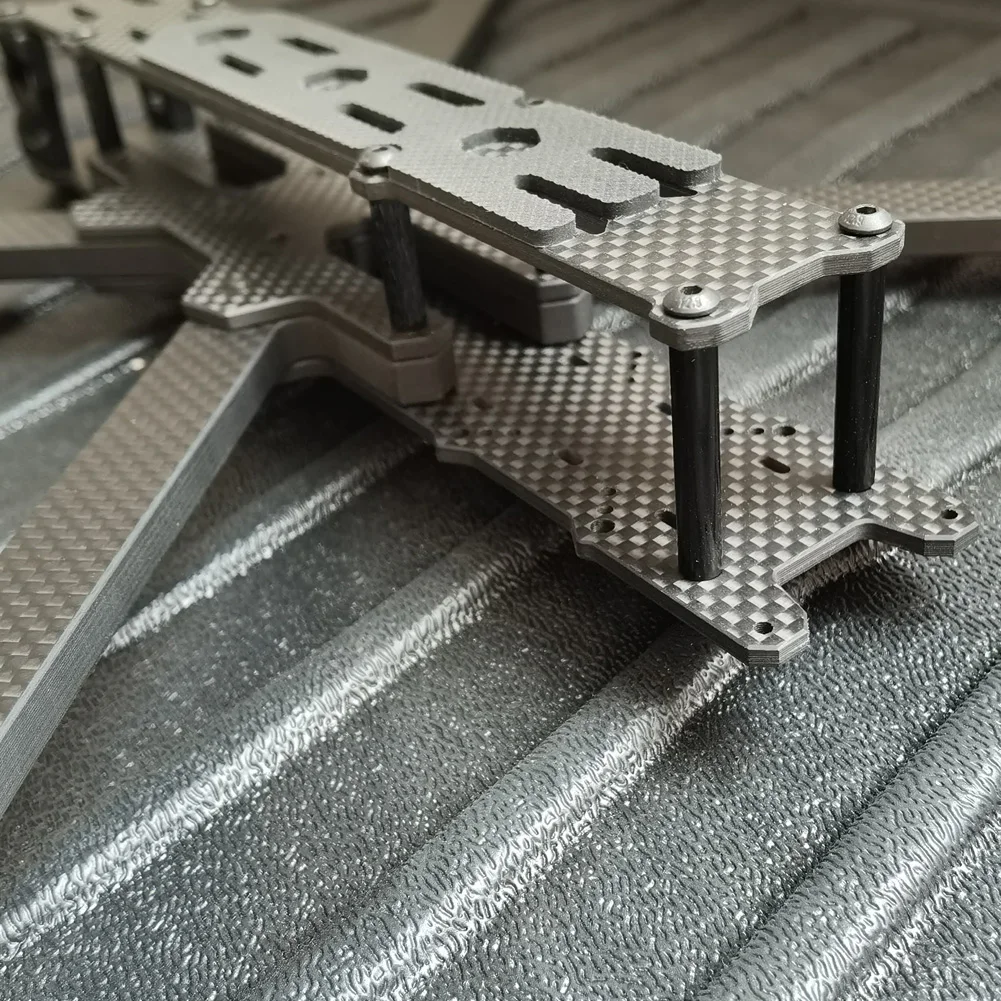 Kit cadre drone FPV XL10 V6 assemblé, prêt pour l'installation du système DJI O3 ou Caddx.