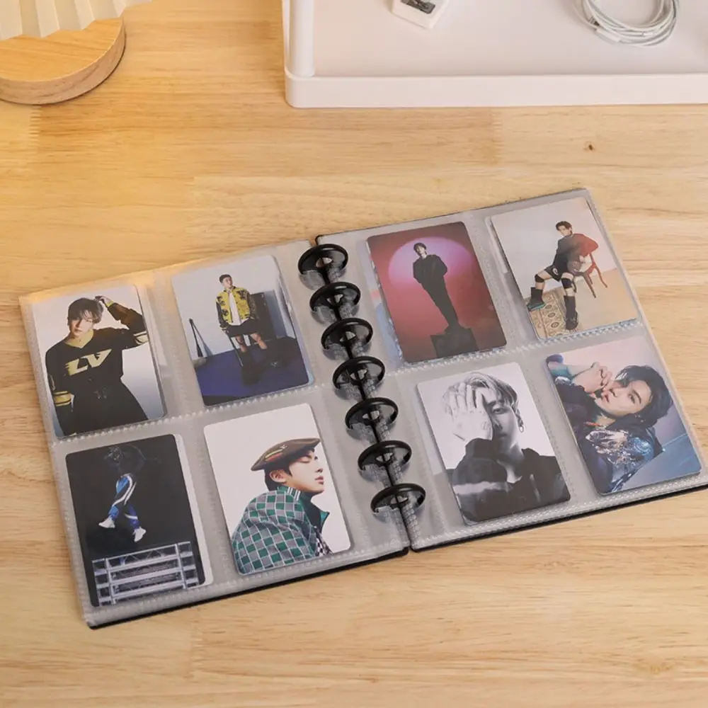 Kpop Fotoalbum neu ins Multi-Taschen Lose blatt Binder 3 Zoll Foto karten halter Idol Karten sammeln Buch Star Chaser – Detail 16