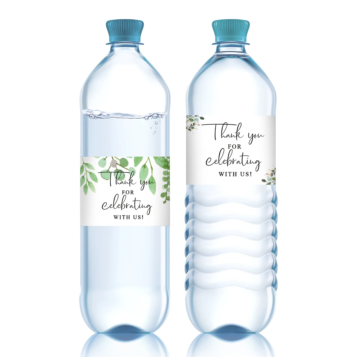 20 etiquetas para botellas de agua de agradecimiento con temática de  plantas, pegatinas decorativas para botellas autoadhesivas para recuerdos  de fiesta, boda, despedida de soltera - AliExpress, image size:1200x1200