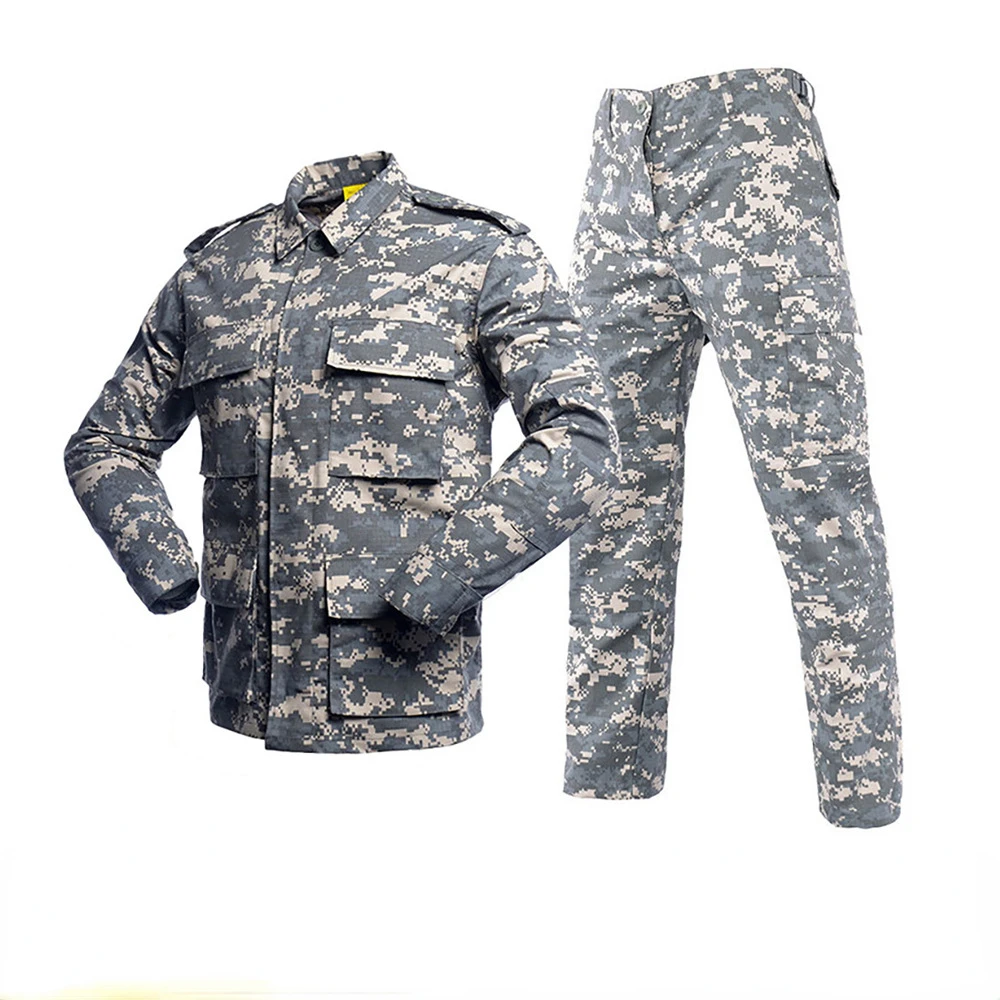 

BDU Camouflage Suit Men's Wear-resistant Outdoor Training Clothing Army Green ACU Tactical Clothing Manufacturer Wholesale