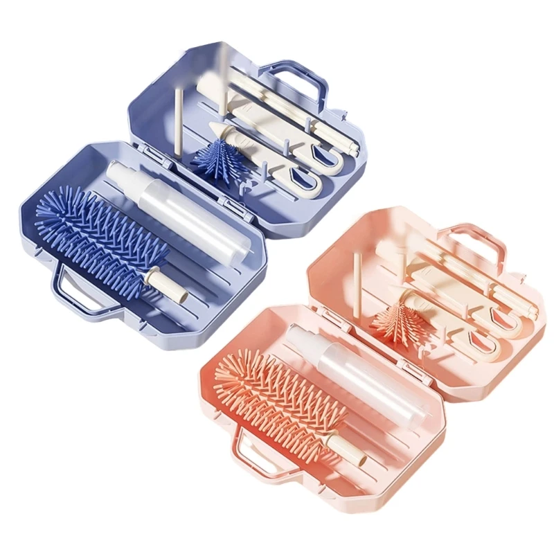 

Polypropylene Brush set Durable Baby Bottle Cleaning Set for Long lasting Use QX2D