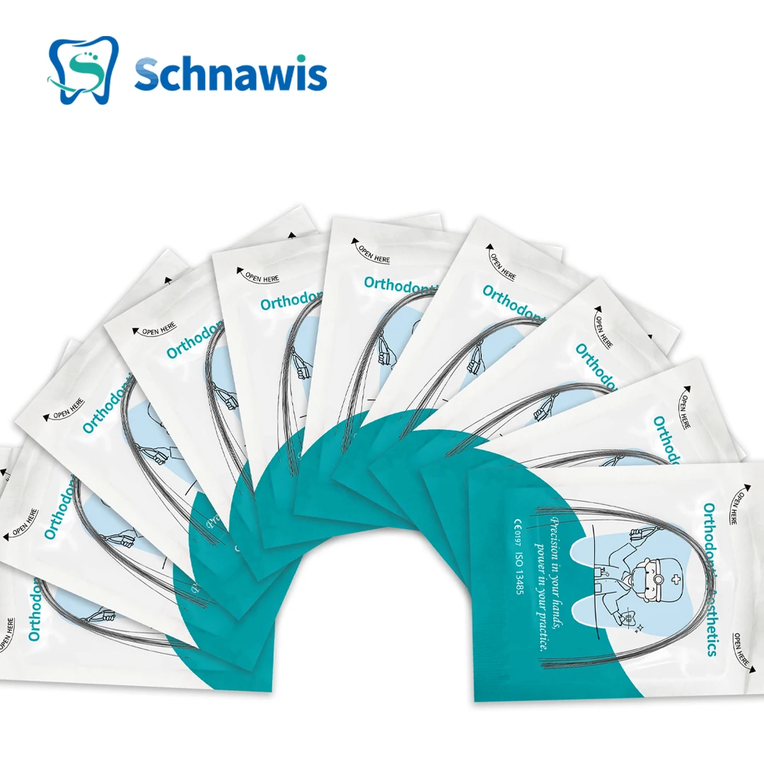 Filo Ortodontico Dentale Dell'arco Rotonda Ovoidale Super Elastica 389163067481 - Foto 10