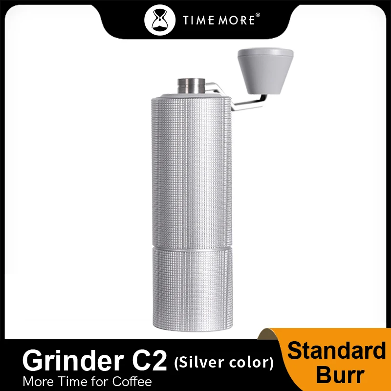 Timemore Portable Chestnut C2 Silver Color Manual Coffee Grinder