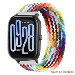 Braided Nylon Elastic Weave Strap, 22mm Adjustable Wristband for 165mm (Colorful)
