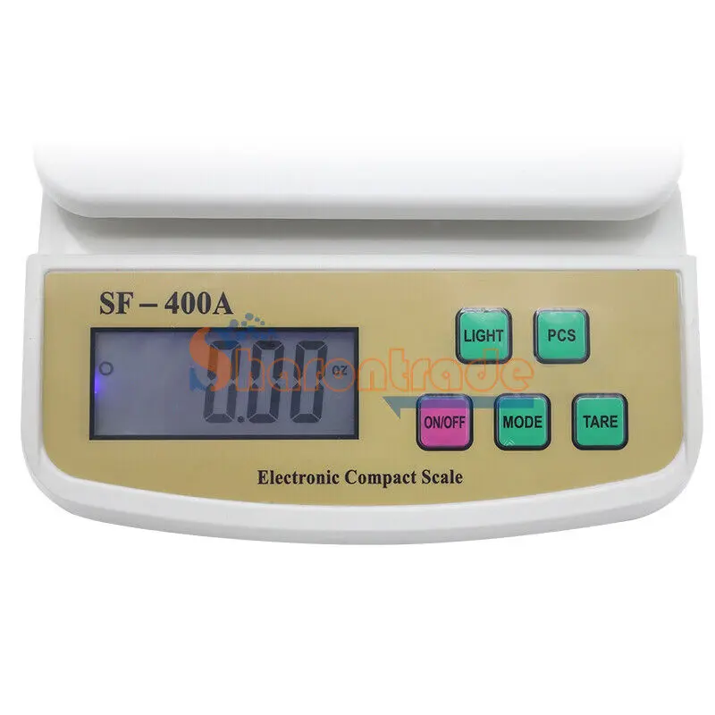 

1pcs New 10kg/1g Portable Electronic Kitchen Shipping Scale Balance SF-400A