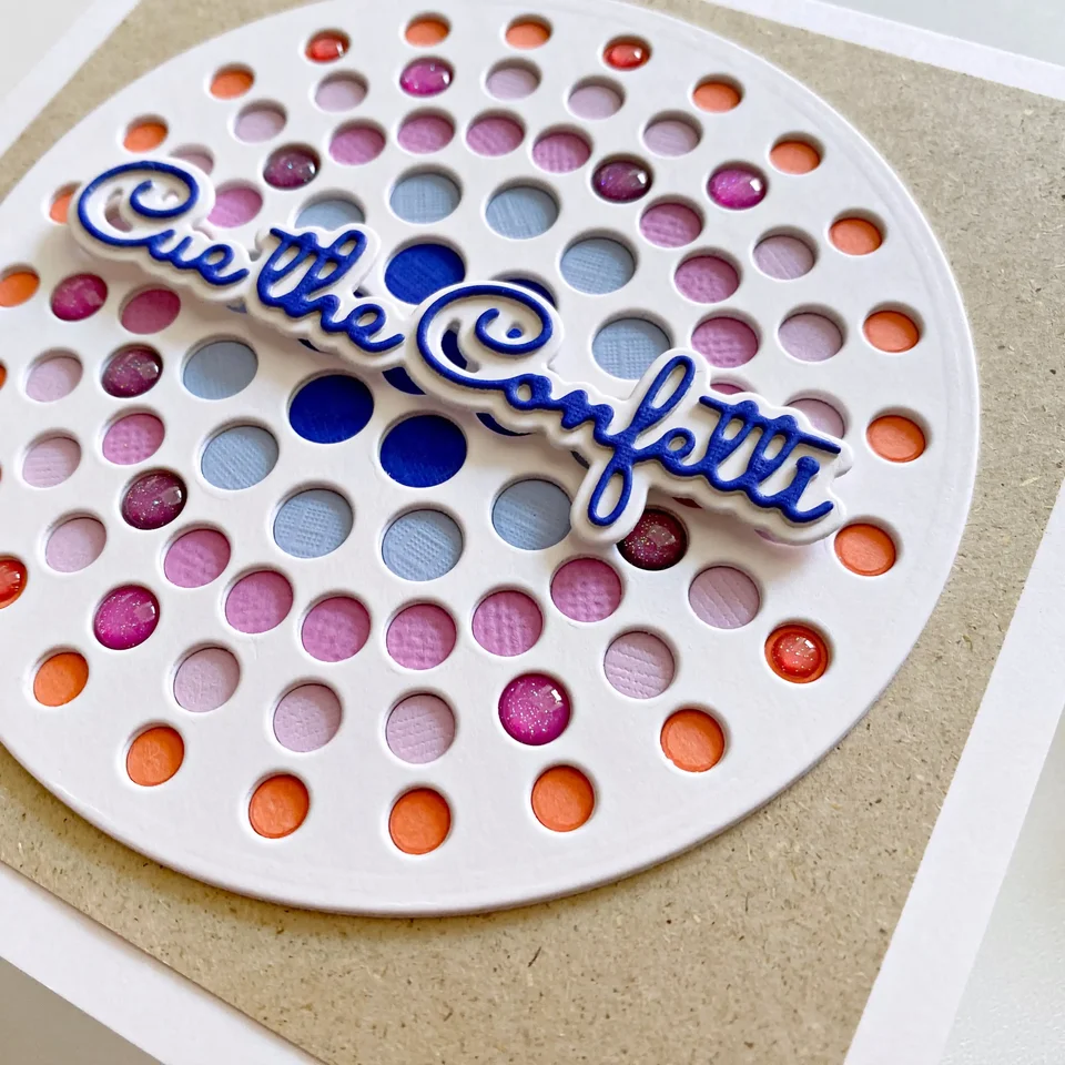 5 Pcs Lace Round Circle Cutting Dies - Metal Craft Dies For Scrapbooking & Card Making | 12cm DIY Embossing Stencils For Paper Crafts