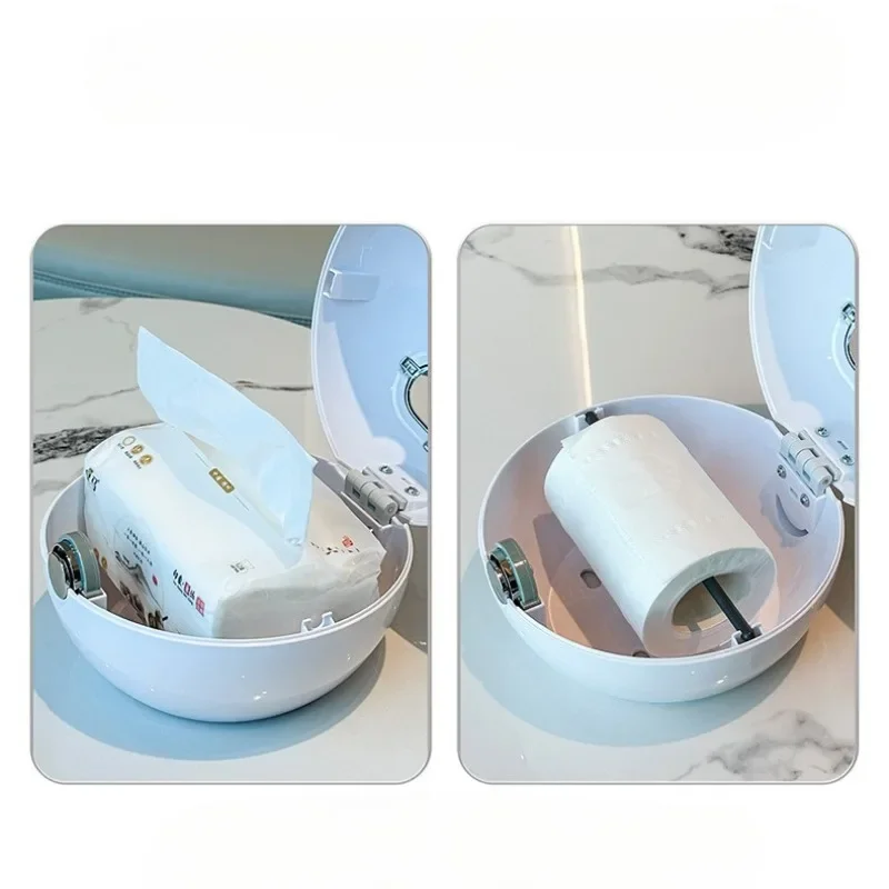 High Quality Smiley Face Tissue Box Light Luxury Home Living Room Desktop Tissue Holder Kitchen Storage Home Decoraction Luxury 4