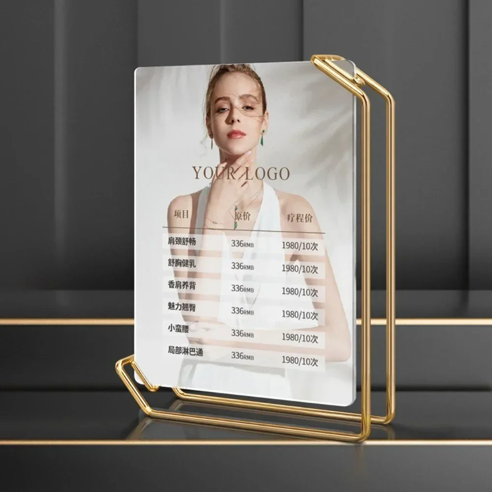 Acrylic Photo Frame 6-8 Inch Sign Holder Menu Poster Display Stand for Baby Wedding Photos Price Listings photo frame acrylic display holder