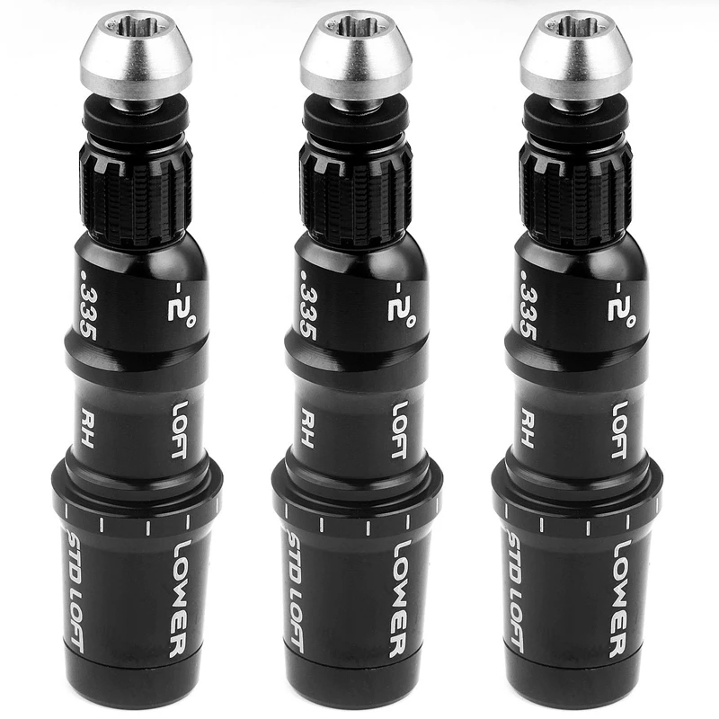 3X 2017 .335 Tip Golf Club Adapter For Taylormade M1, M2, R15, Sldr, R1 Driver