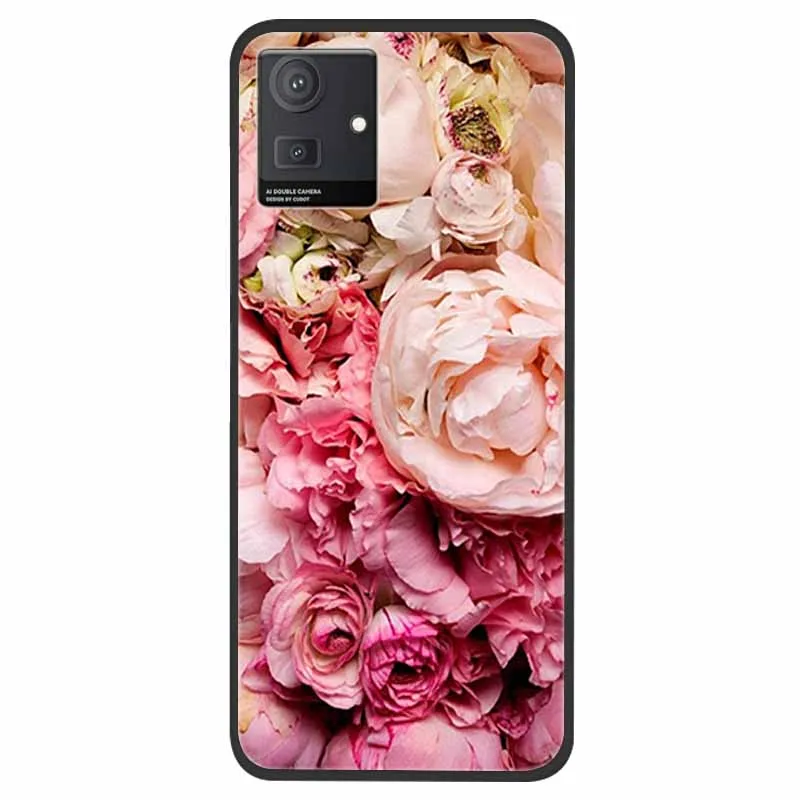 Cubot Note 50 Animal Design TPU Silicone Phone Case - Shockproof Wolf Pattern Protector